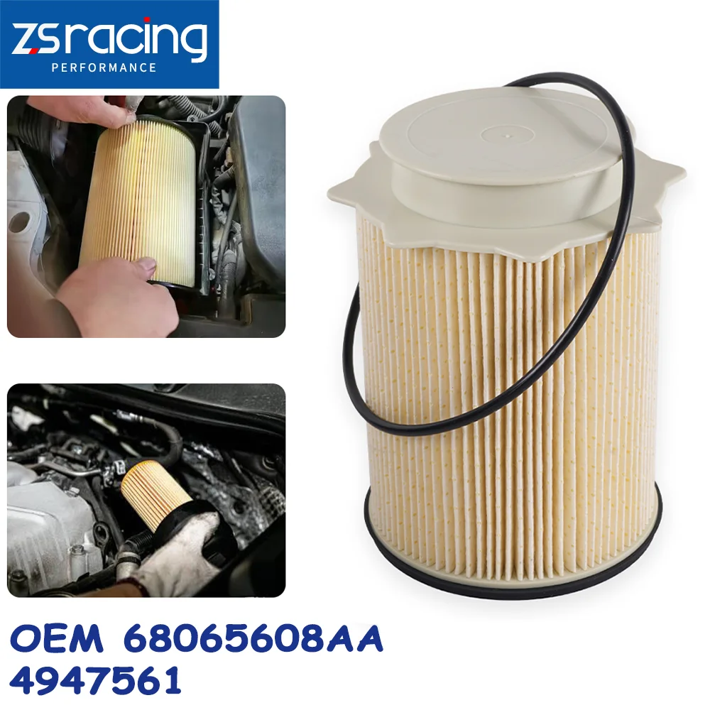 

ZSRA-68065608AA 4947561 New Car Fuel Filter For Dodge Ram 2500 3500 4500 5500 2013-2019 Cummins 6.7L DIESEL ENGINE OFI089