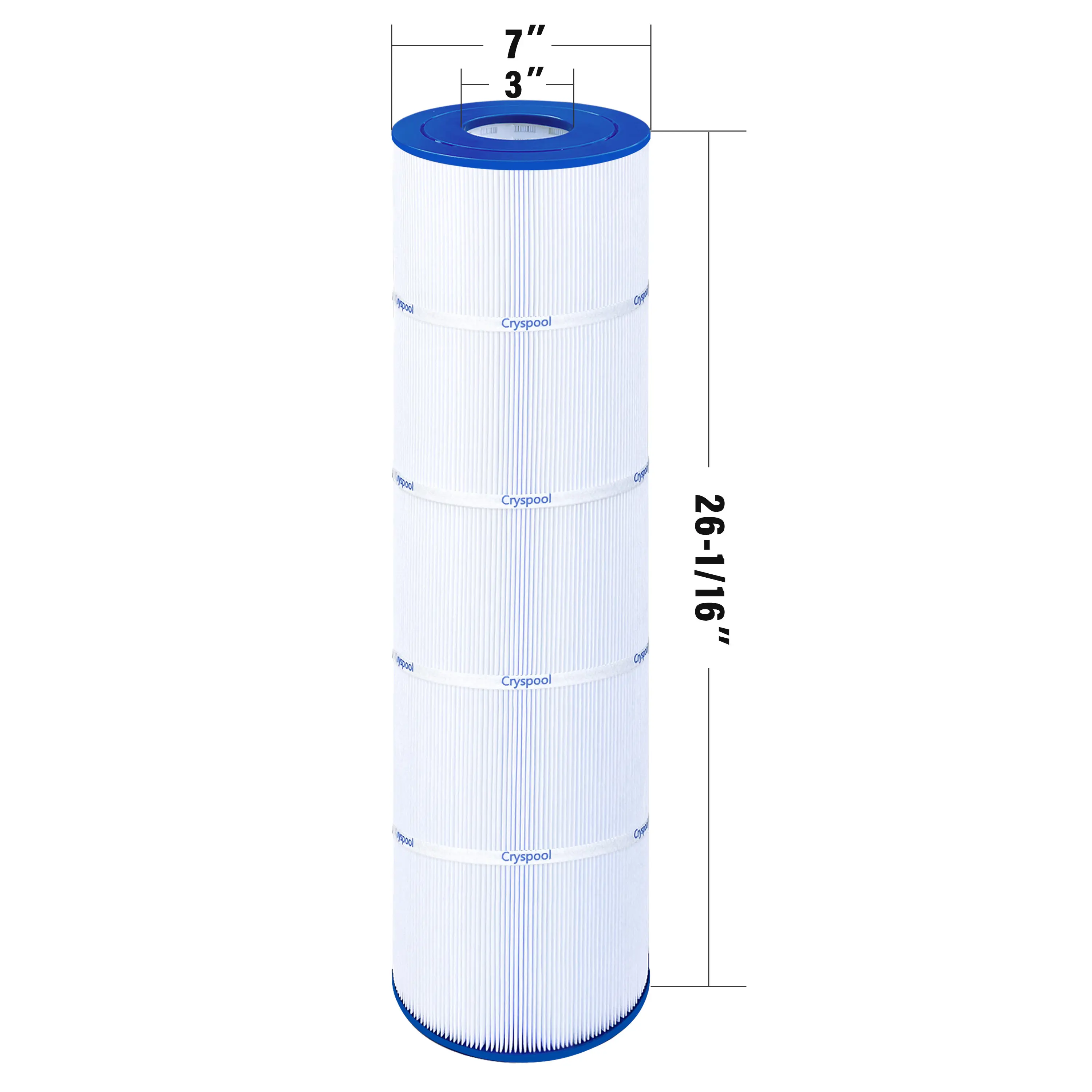 Imagem -02 - Filtro de Piscina Cryspool Compatível com Pentair Ccp420pcc105-pak4unicel C7471 R173576 Limpo e Claro Mais 420 Pack