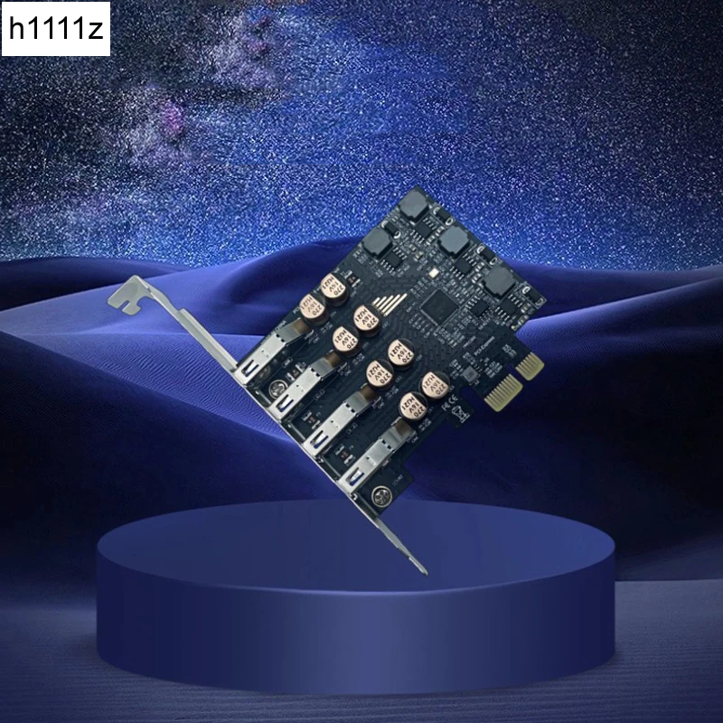 

НОВАЯ 4-портовая карта расширения USB 3.0 PCIE Riser PCI Express X1 — 4-портовый адаптер USB3.0, контроллер USB-концентратора 5 ГБ, чип NEC для настольного компьютера
