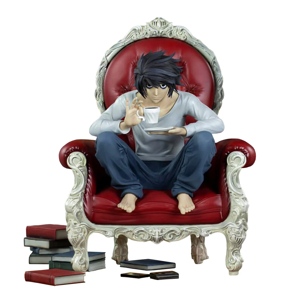 

24cm anime figure L sofa sitting position action figures L figure doll PVC model toys adult collection statu desktop ornaments