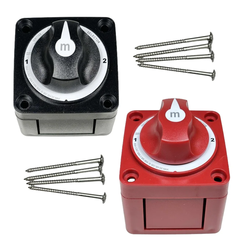 12-48 V DC 300 A 6008 Rotary Power System Isolator Disconnect Switch 3 Position OFF-1-2  For marine boats, yachts, cars, RVs,