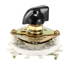 2P4T 2 Pole 4 Position 1 Deck 6mm Rotating Shaft Dia Band Channel Rotary Switch Selector With Cap Channel Selector Rotary Switch