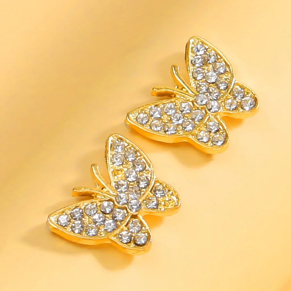 Stonefans Butterfly Rhinestone Chest Stickers Jewelry for Women Rhinestone Non Piercing Body Jewelry Accessories Festivel Gift