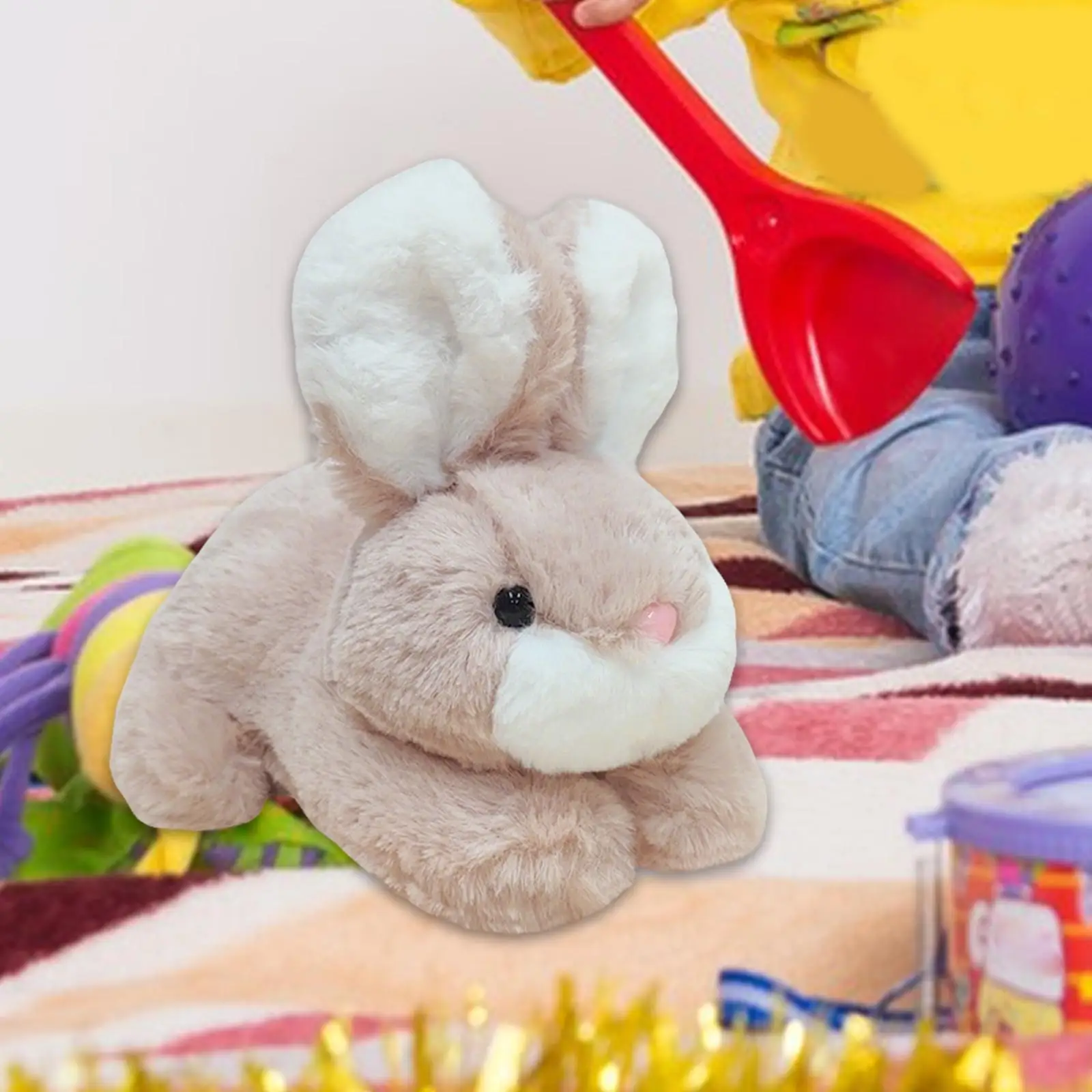 Pluche Bunny Knuffeldier Speelgoed Schattig Snuggling Home Decor Pluche Konijn Pop voor Kinderen Kinderen Peuters Meisjes Paascadeaus