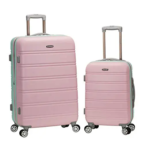 

Rockland Melbourne Hardside Expandable Spinner Wheel Luggage, Mint, 2 Piece (20"/28")