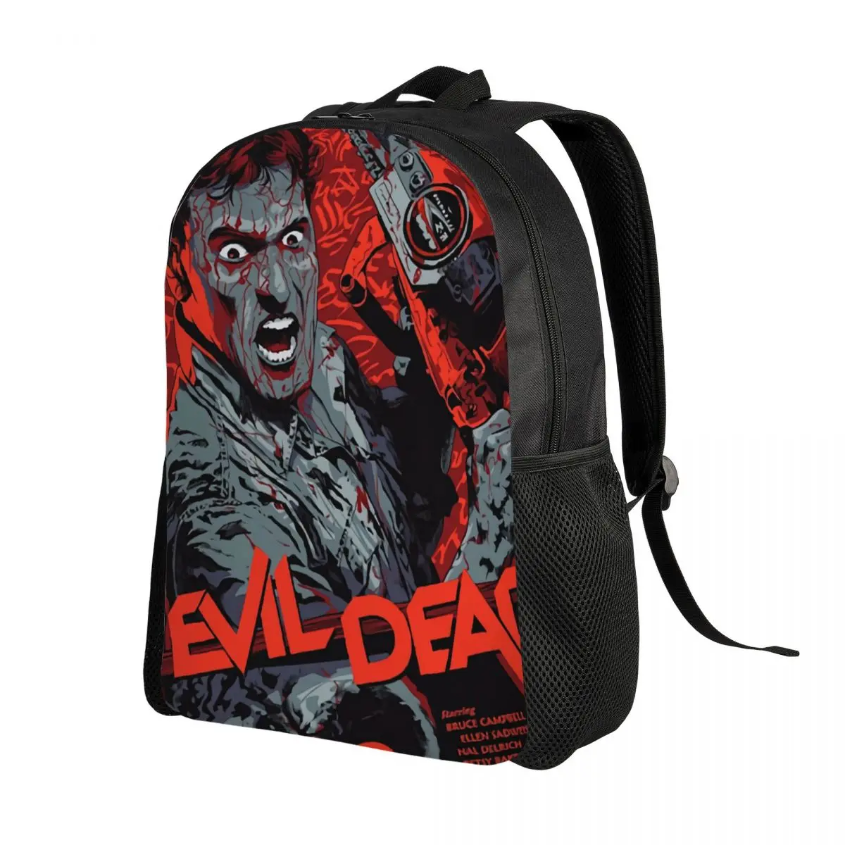 Personalized Evil Dead Backpack Men Women Basic Bookbag for School College Supernatural Horror Movie Bags