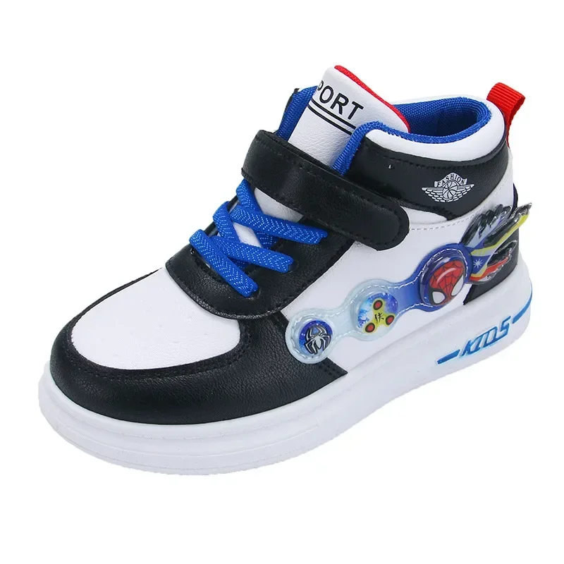 Disney Jongens Mode Sportschoenen Cartoon Spiderman Kinderen Sneakers Anti-Slip Mand Schoenen Student Schoenen Voor Kinderen Maat 26-37