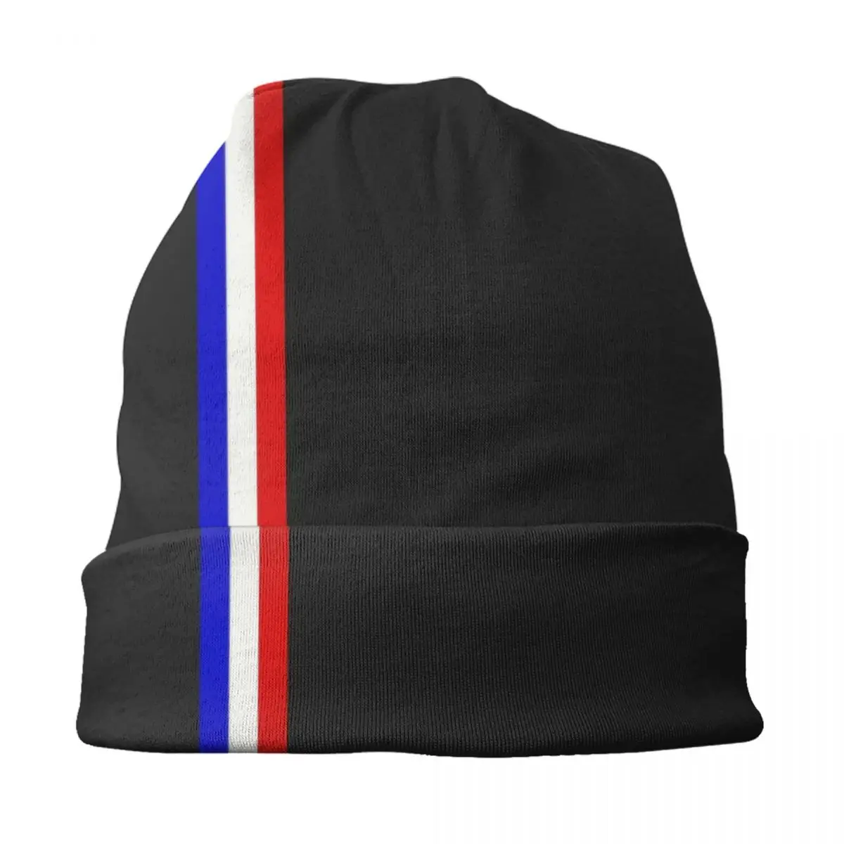 Flaga francuska czapka czapka w paski Unisex zimowa czapeczka Femme czapki robione na drutach moda Outdoor France patriotyczne czaszki czapki