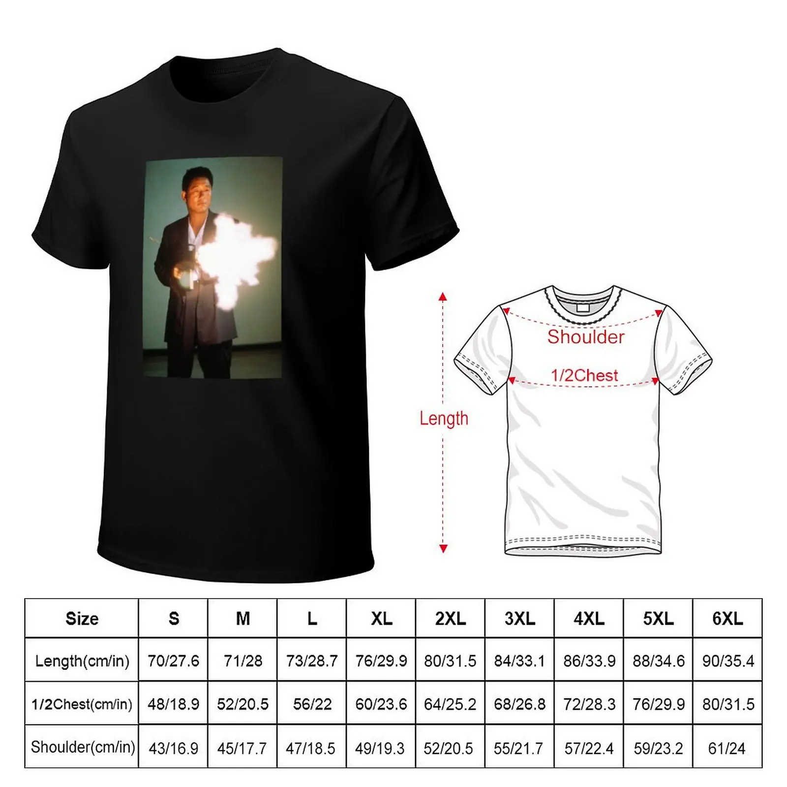 Takeshi Kitano - Sonatine T-Shirt Large Size Soft Cotton T-Shirt