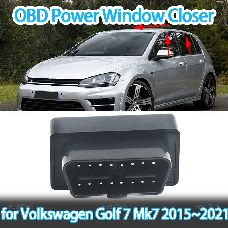 For Volkswagen VW Golf 7 Mk7 R R-Line GTI GTD 2015-2021 Car OBD Auto Lock Control Window Lifter Closer Open Plug and Play Module