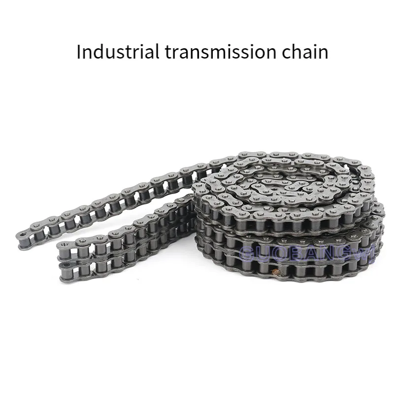 

1PCS GB Standard Manganese Steel Heavy Duty Industrial Drive Roller Chain #25(08A) to #60(20A)