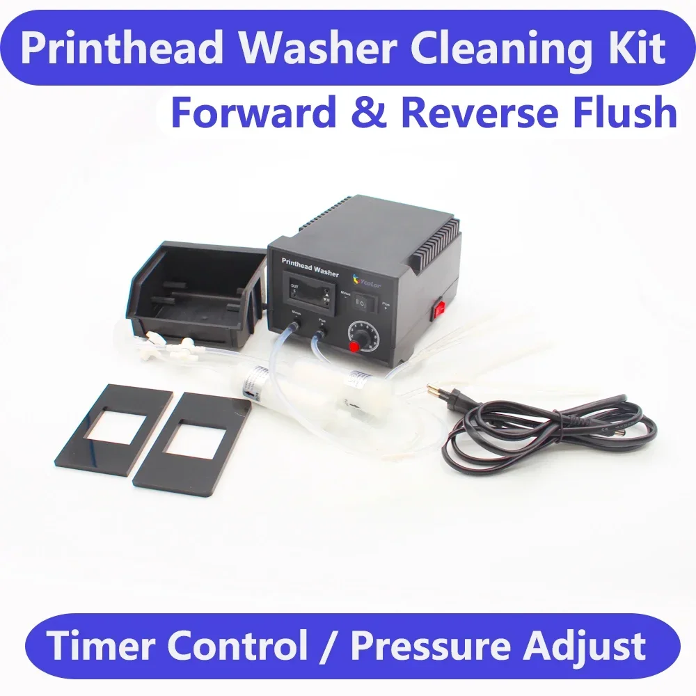 DTF Block Printhead Washer Cleaner Printer CLogged Head Flush Machine Clean Flusher For Epson L1800 L805 1390 XP600 DX6 i3200