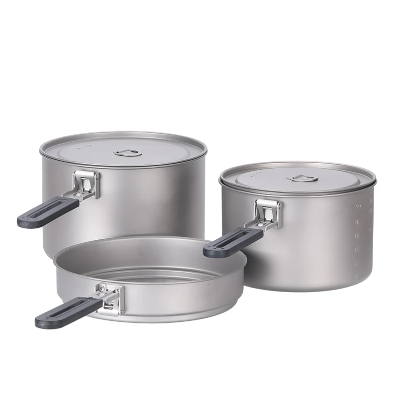 

Camping cookware set Tableware Cookware Kit Pots pans Accessories Kitchen Utensils Sets Picnic BBQ Supplies