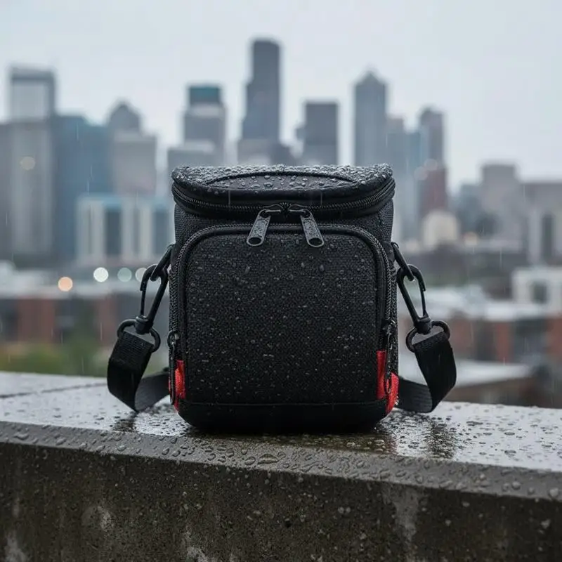New Simplicity Waterproof SLR Camera Bag Nylon Digital Shoulder Bag Mini Black Photographer Backpack Micro Camera