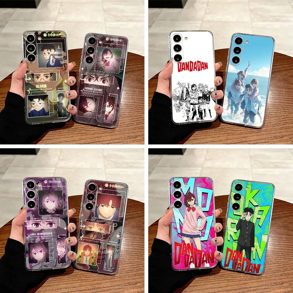 Popular anime-D-Dandadan Clear Phone Case for Samsung Galaxy A71, A70, A52, A51, A40, A30
