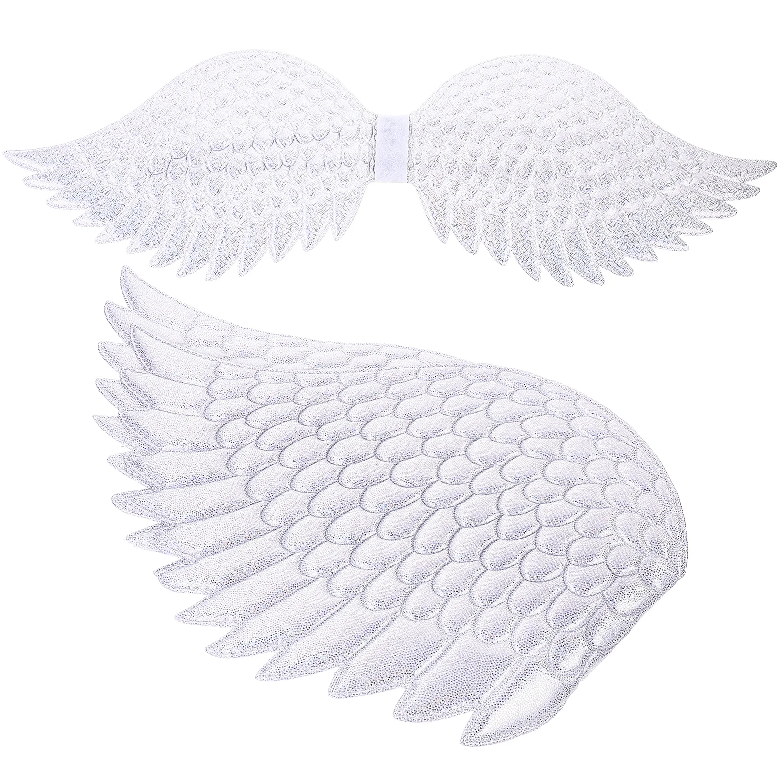 

2Pcs Angel Wing Prop Large Fairy Wings for Girls Elastic B Halloween Party Stage Performance Costume Accessories Photo Props