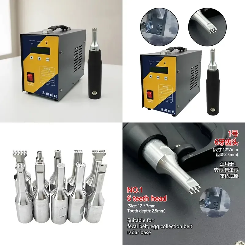 Industrial Ultrasonic Welding Machine 1000W 800W 28kHz Custom Titanium Horn for Plastic Textile Welding