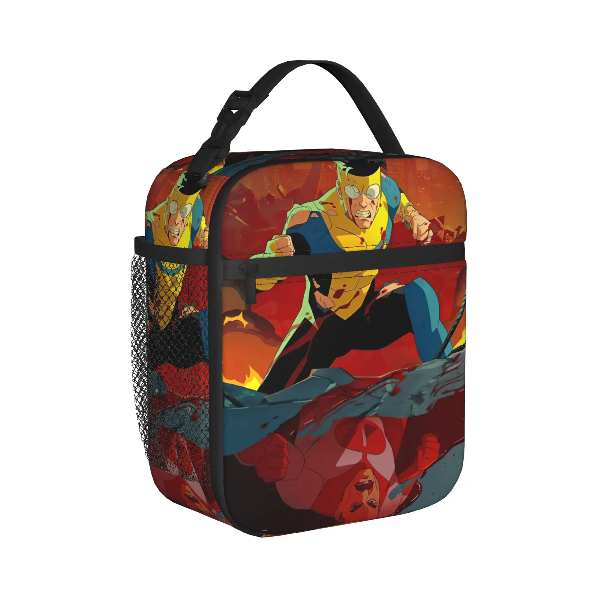 TV Series Invincibles Mark Grayson Thermal Insulated Lunch Bags for Office  Portable Bento Box Cooler Thermal Lunch Boxes