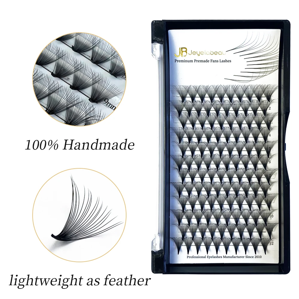 Save Your Time Premade Fans Eyelashes 3D/4D/5D/10D/12D/14D/16D Russian Volume Extensions Fan Lash For Sensitive Eyes