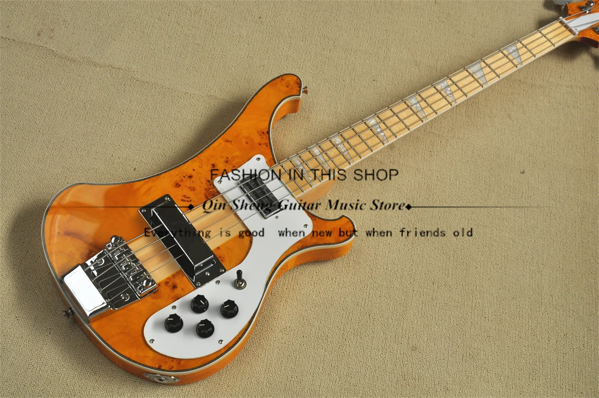 

5 String Electric Guitar Bass, Jazz Black Bass Maple Fingerboard ,Gold Bridge,Active battery case