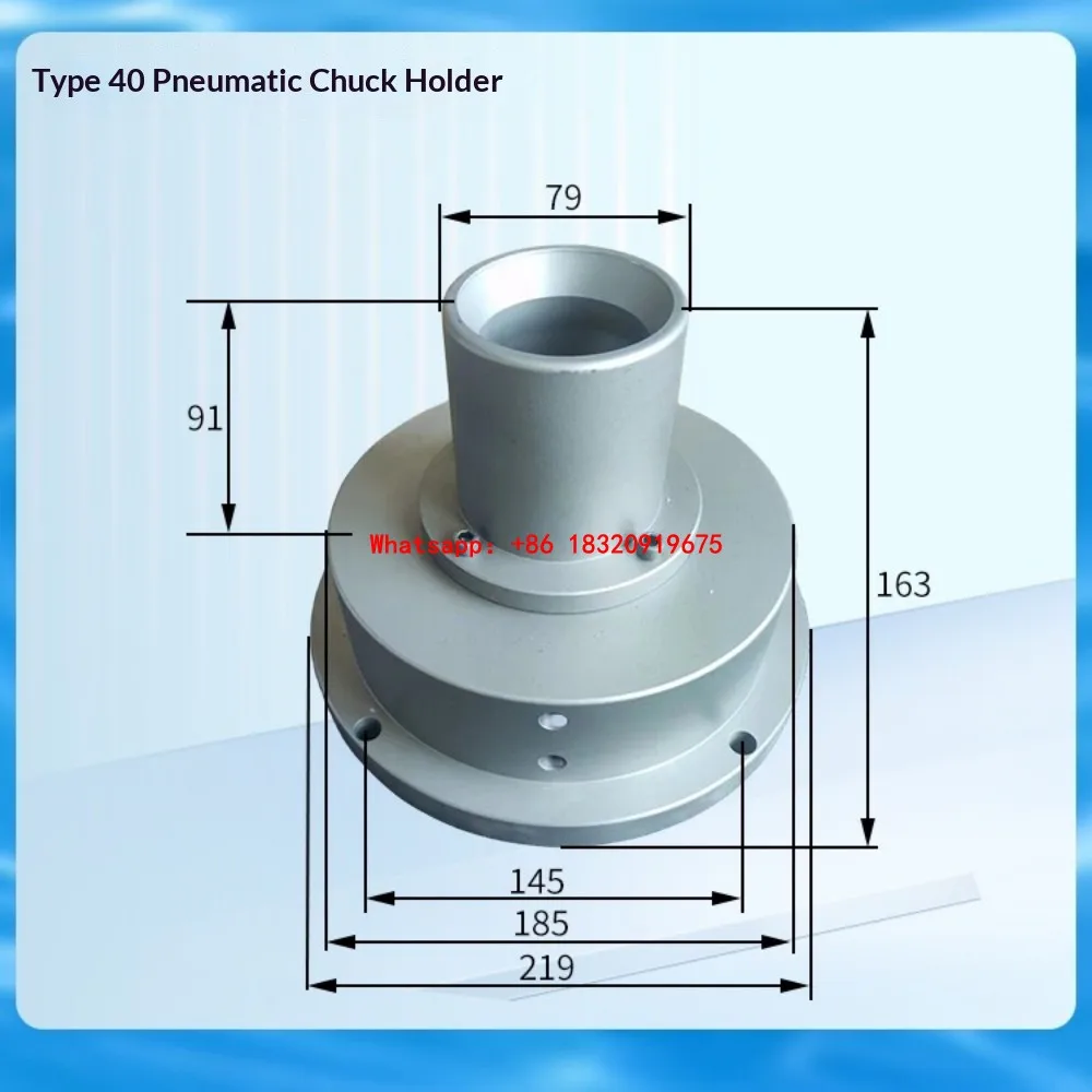 Cyclmotion CNC 0640 Pneumatic Internal-Grip Chuck/Fixture for Drilling Tapping Machines – Dual-Purpose Workholding Device