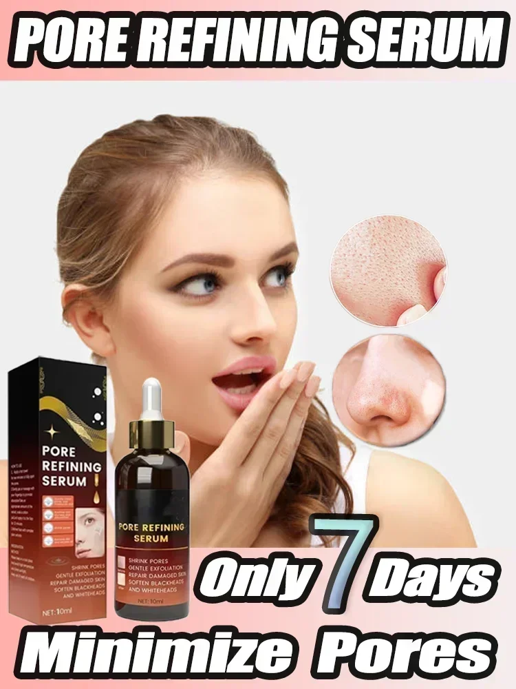 

Pore Shrinking Serum Face Removing Large Pores Tightening Repairing Facial Pore Minimizing Essence Oil Firm Skin Beauty Care