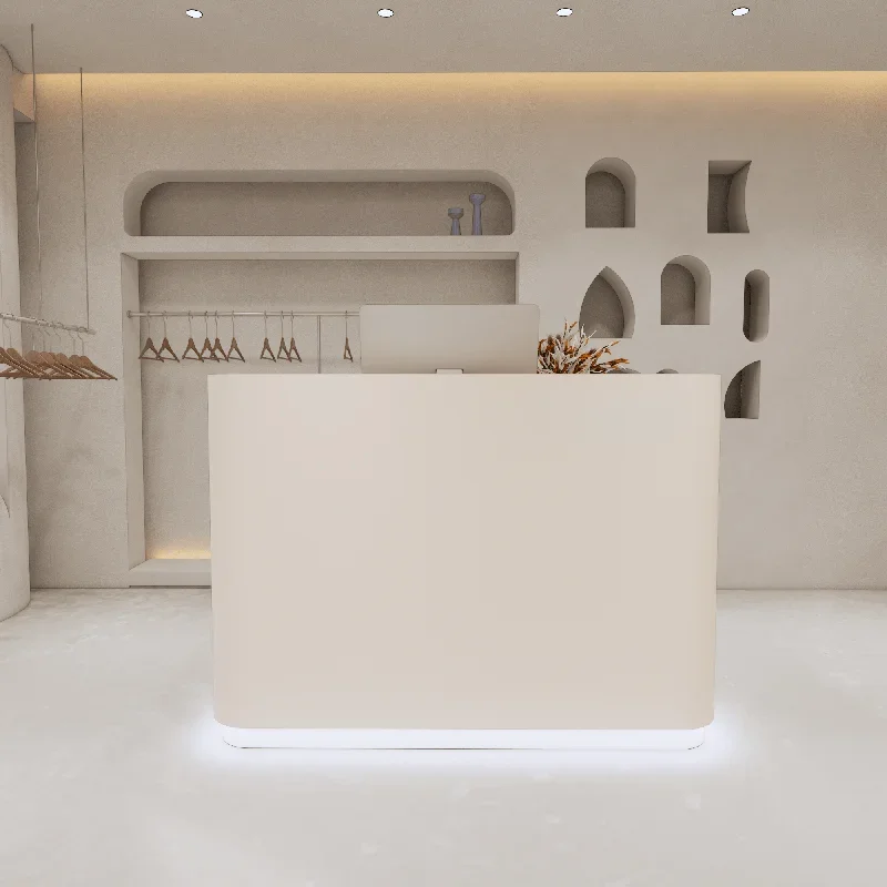 Italian Style Clothing Store Reception Desks Simplicity Designer Beauty Salon Reception Desks High-end Furniture Receptie HBRD