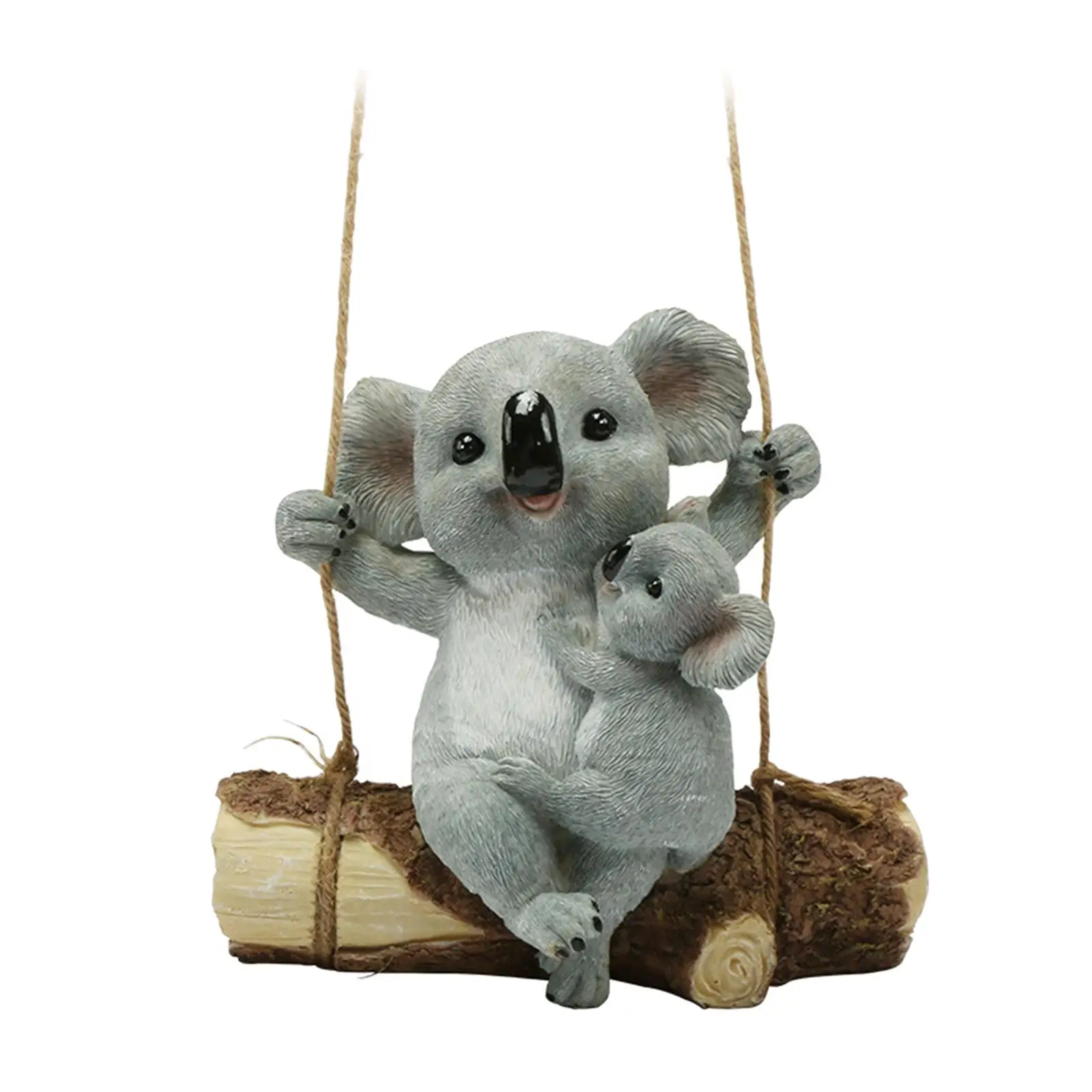 Garden Hanging Koala Bear Statues Furnishing Character Outdoor Lawn Decor