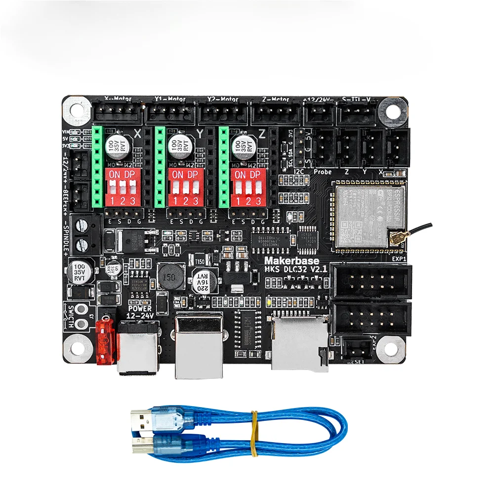 Imagem -04 - Tela Sensível ao Toque para Máquina de Gravação a Laser Cnc Mks Dlc32 Grbl Offline Esp32 Controlador Wifi Lcd Ts35 24 32bits