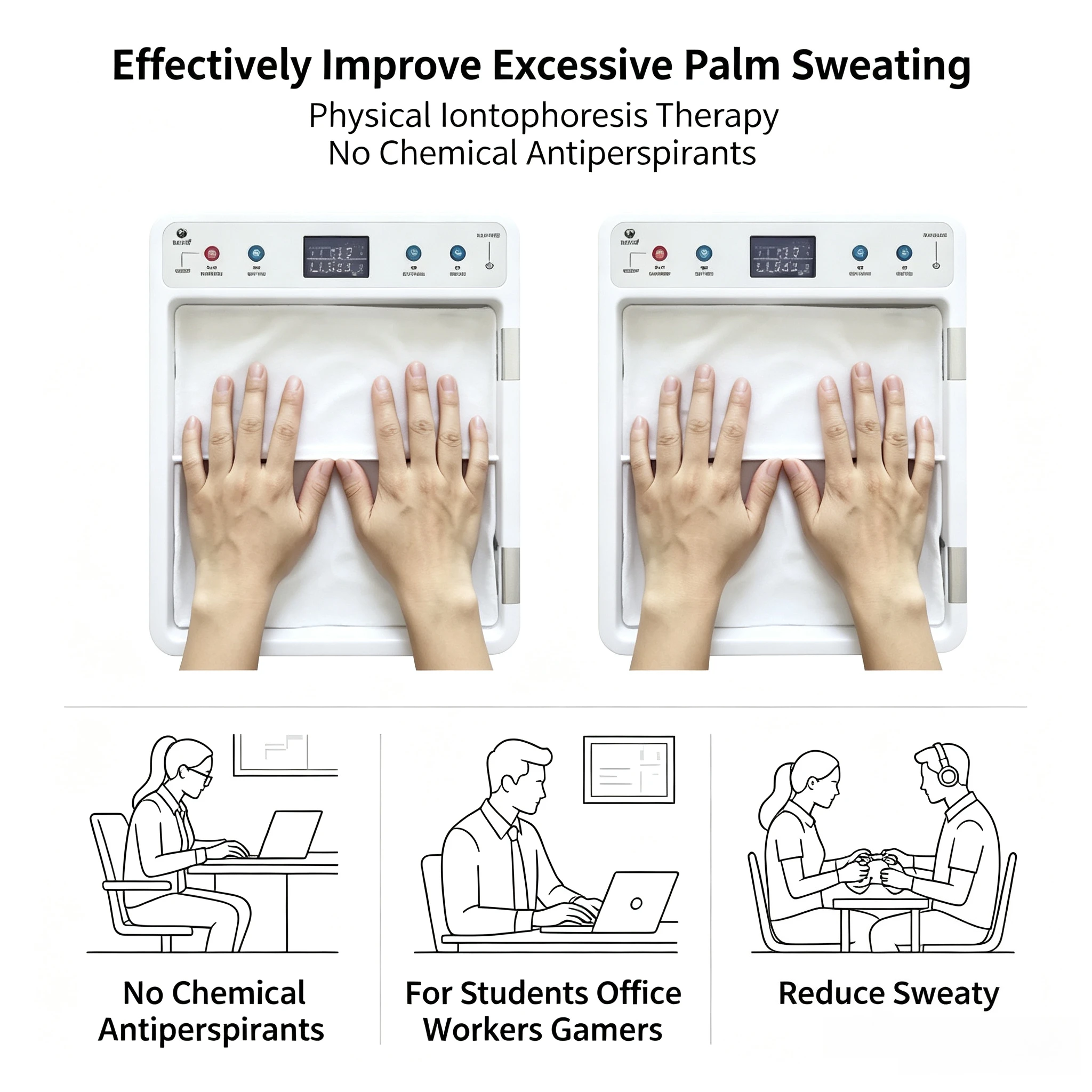 Machine Sweat Feet Hand Sweating Antiperspirant Artifact Hand Heart Sweating Big Mouth Antiperspirant Antiperspirant