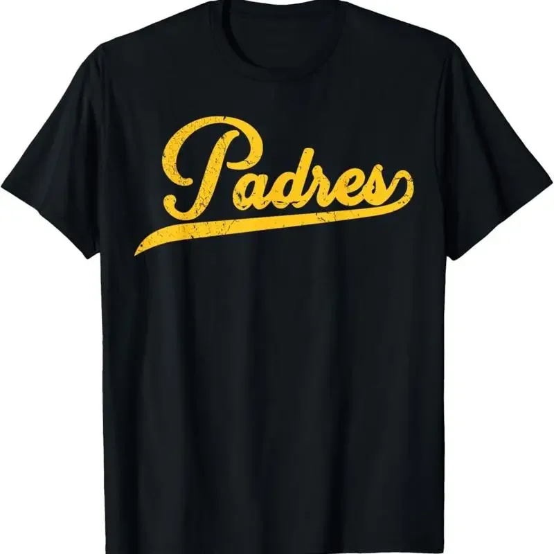 Padres Nickname T shirt For Women Men Yellow Graphic T Shirt