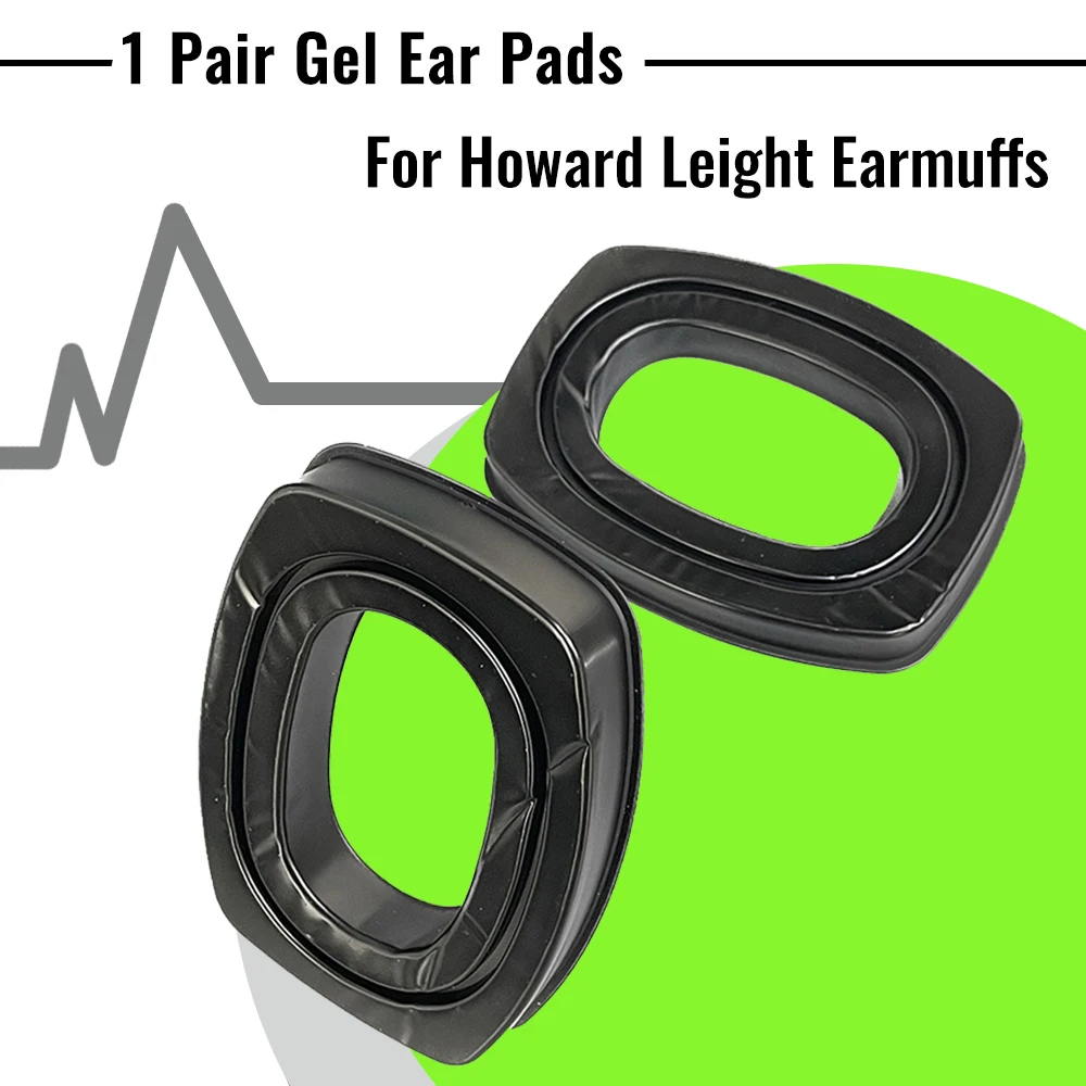 Sightlines Gel Ear Pads For Howard Leight Impact Sport Electronic Shooting Earmuff Hunting hearing protection Tactical Headset