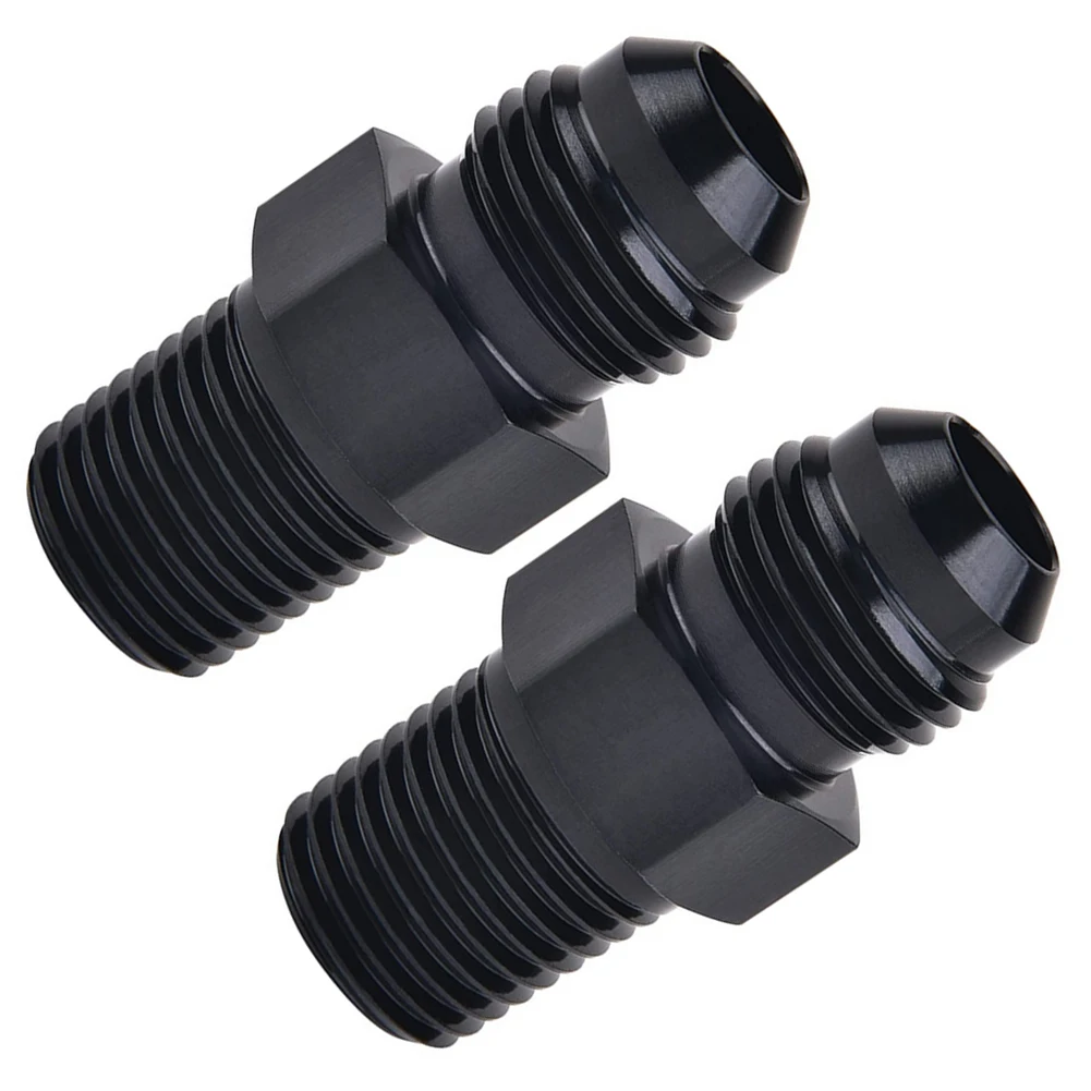 

Automotive Use AN6 To NPT Adapter Automotive Setup Adaptable In Tight Spaces Black Finish Adapter For Performance
