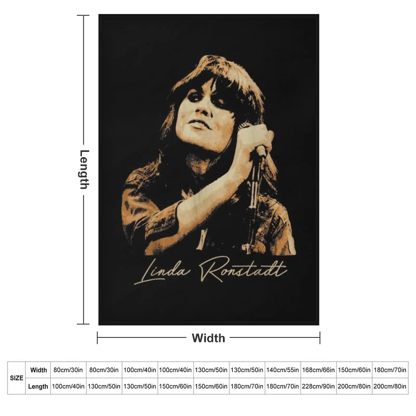 Linda Ronstadt Throw Blanket Summer Sleeping Bag Cute Plaid Luxury Designer Plaid on the sofa warm for winter Blankets