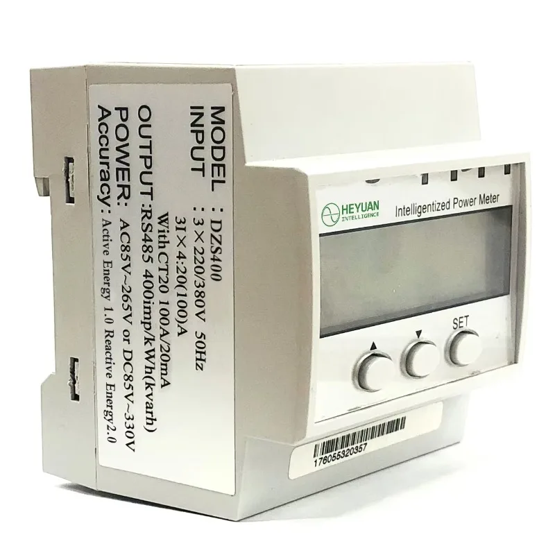 DZS400 New Trend Smart 4*3Phase Multichannel AC Energy Meter with RS485 modbus RTU