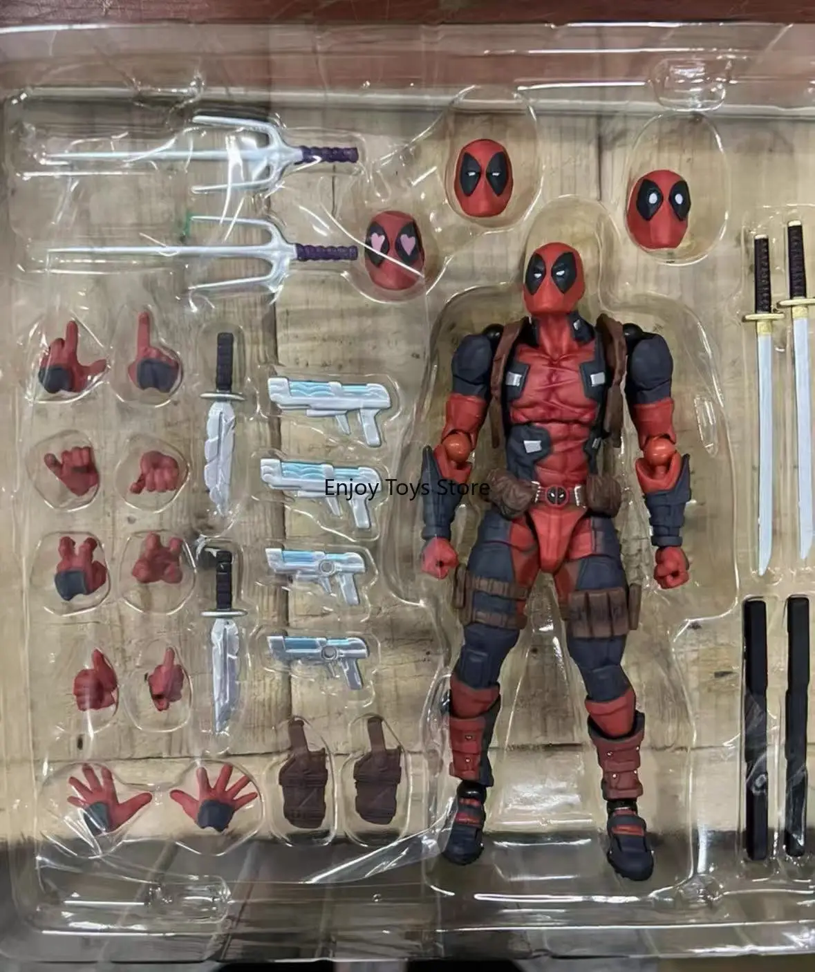 In Stock Yamaguchi Deadpool 025EX Joint Movable, Height about 15 Cm Brand New Spot
