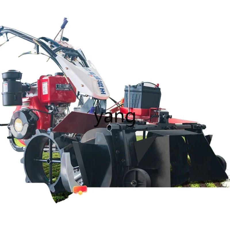 

LT four-wheel tractor with small orchard ditching and ridging machine Agricultural ditching machine