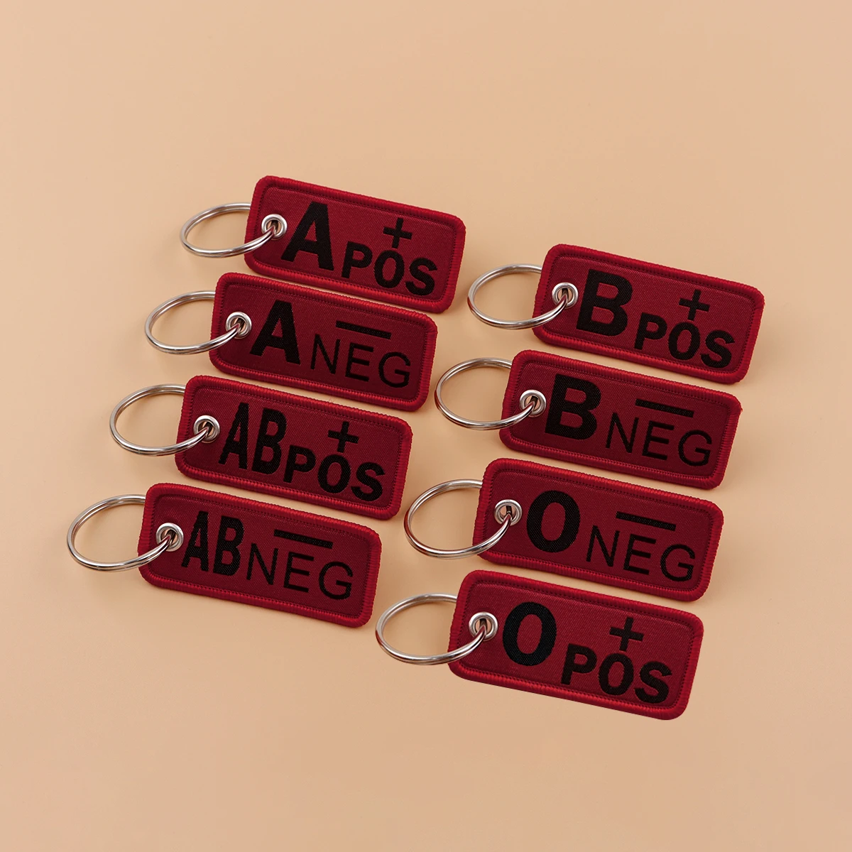 Multiple Letters Cartoon Embroidered Keychains Car keys Tag for Men Keyring Women Men Fashion Jewelry Accessories Gifts 1pc