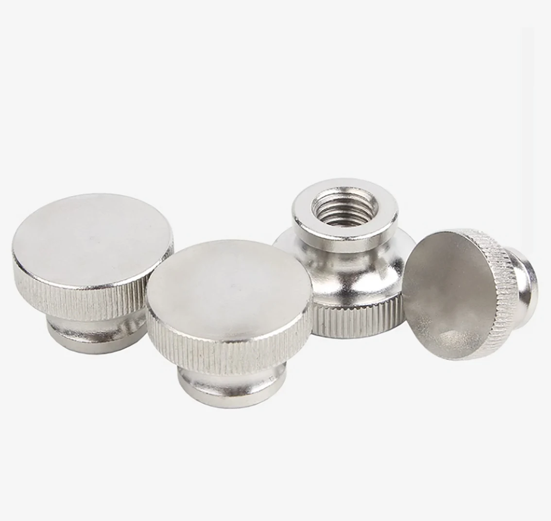 

Blind Hole Knurled Thumb Nuts M3 M4 M5 M6 M8 M10 M12 304 Stainless Steel Hand Grip Knobs Step Nut Hardware Accessories