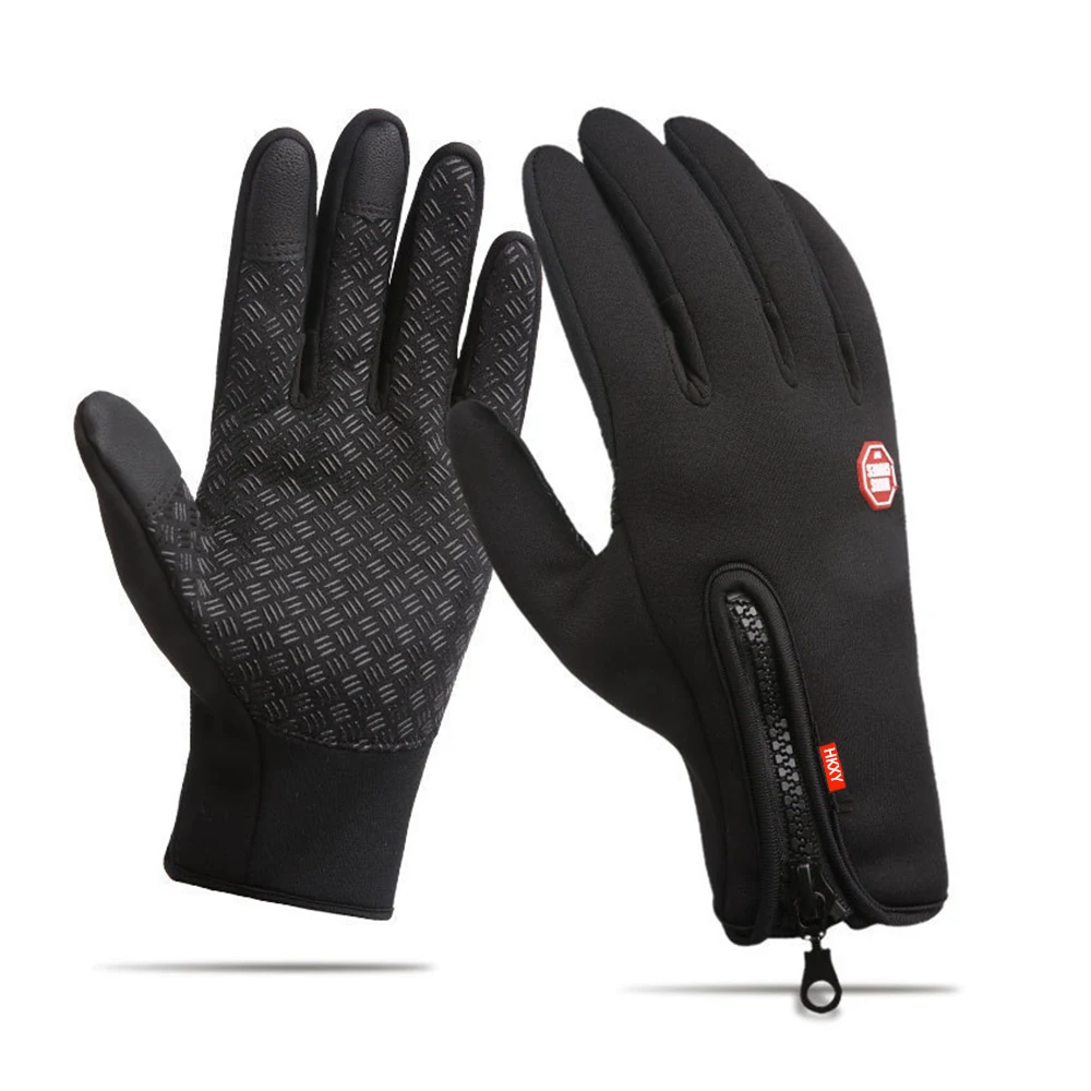 Motorradfahrer Herren Fahrradhandschuhe Damen Biker Warme Winter Herbst Wasserabweisende Thermische Fitness-Touchscreen-Anti-Rutsch-Handschuhe
