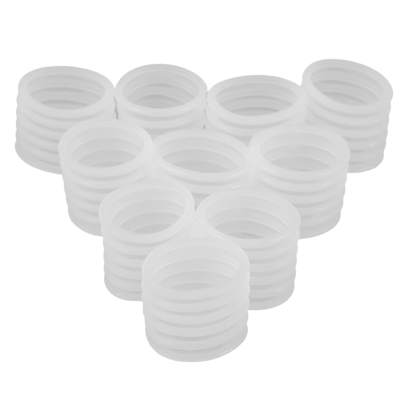 

100pcs Anti-slip Silicone Hanger Sleeves for Clothes Non-skid Laundry Wardrobe Grips Suitable Home Shop Storage