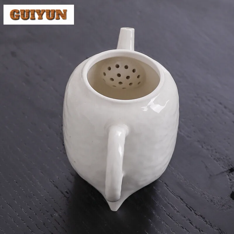 150ml Plant Ash Handmade Tea Pot Household Large Size Teapot Antique Filter Tea Maker Kettle Chinese Tea Set Supplies Ornaments