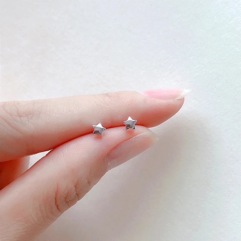 Cute Mini Star Earrings for Women Hypoallergenic Daily Wear Minimalist Star Stud Earring Girls Fashion Pierc Jewelry Gifts