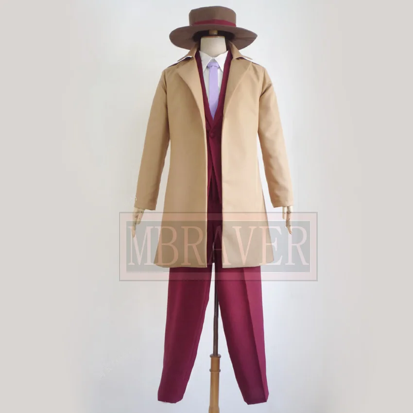 Lupin III Rupan Sansei Insspector Zenigata disfraz Cosplay fiesta de Halloween Navidad hecho a medida en cualquier tamaño