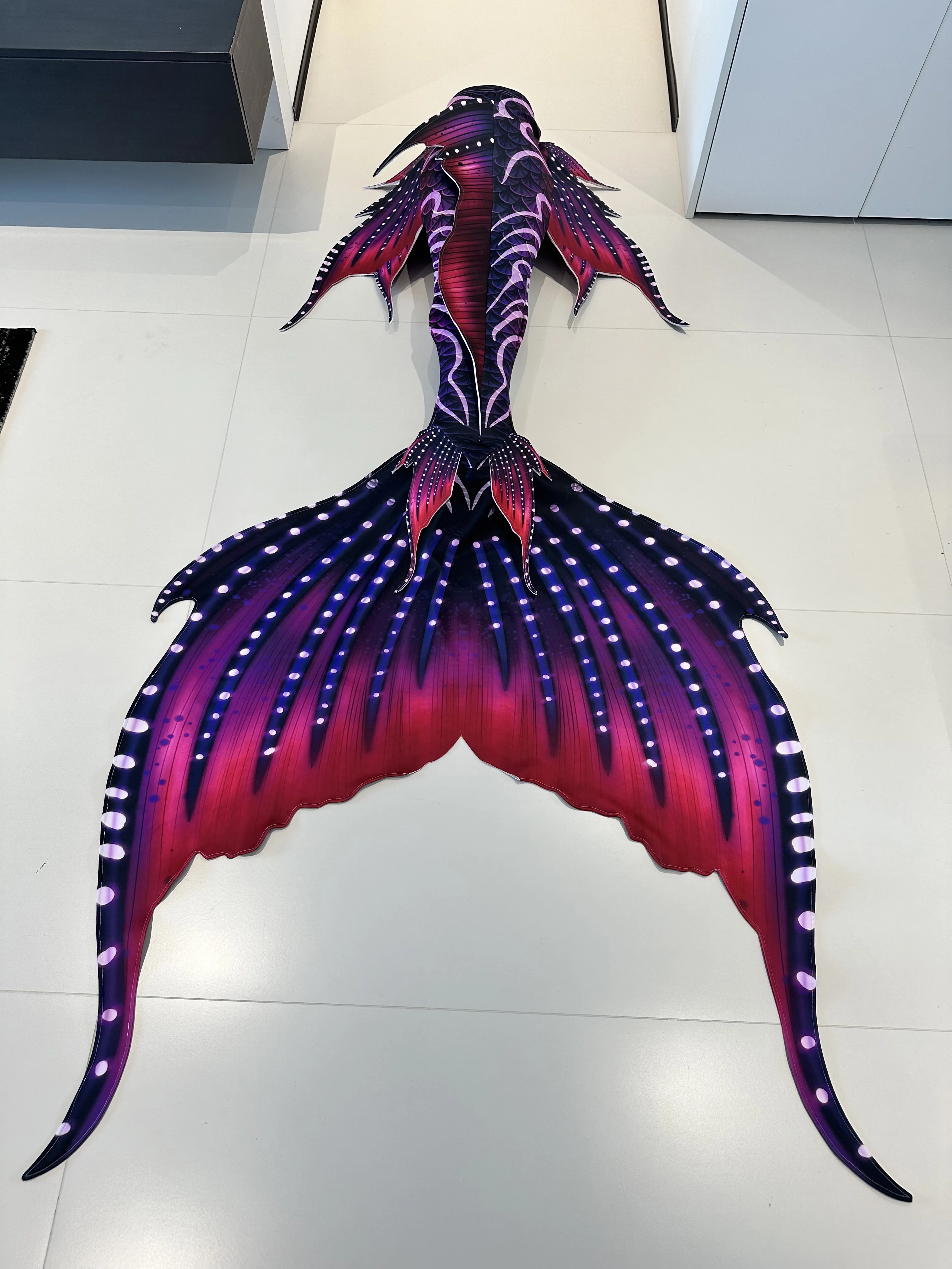 

High Quality Adult Mermaid Fish Tail Glitter Underwater Performance Costume, Oceanarium Cosplay Performance Costume, Photo Shoot