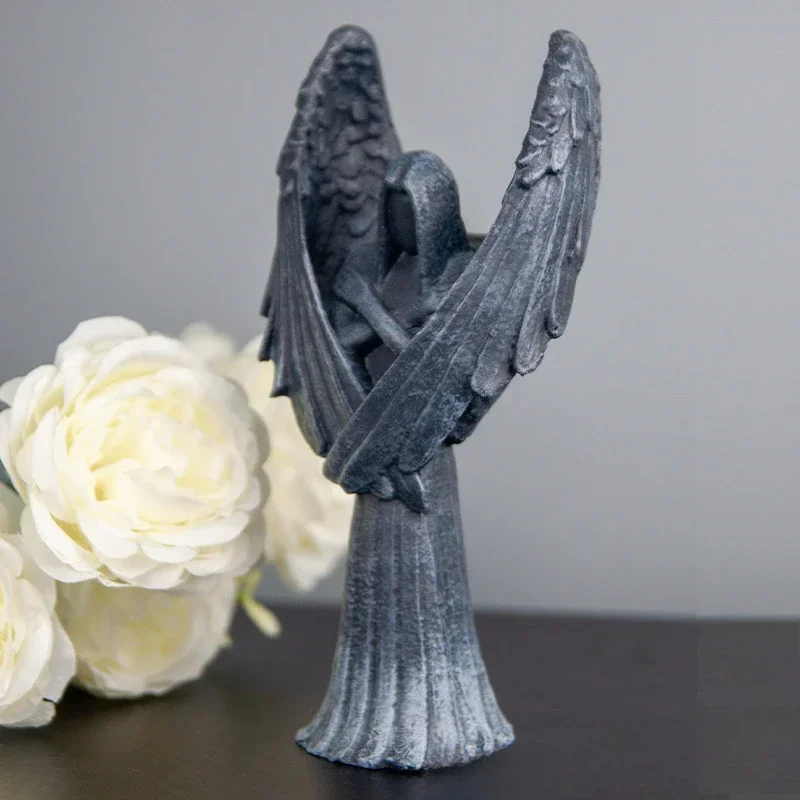 

Lucifer Home Simple Style Place Decorations Sculpture Resin Crafts Darkness Fallen Angel The Myth of Cthulhu Statue Faceless