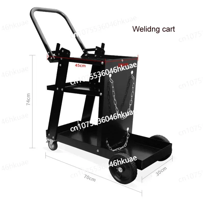 Electric welding trolley two-protection welding car gas shielded welding mobile hand-pulled car auto repair tool