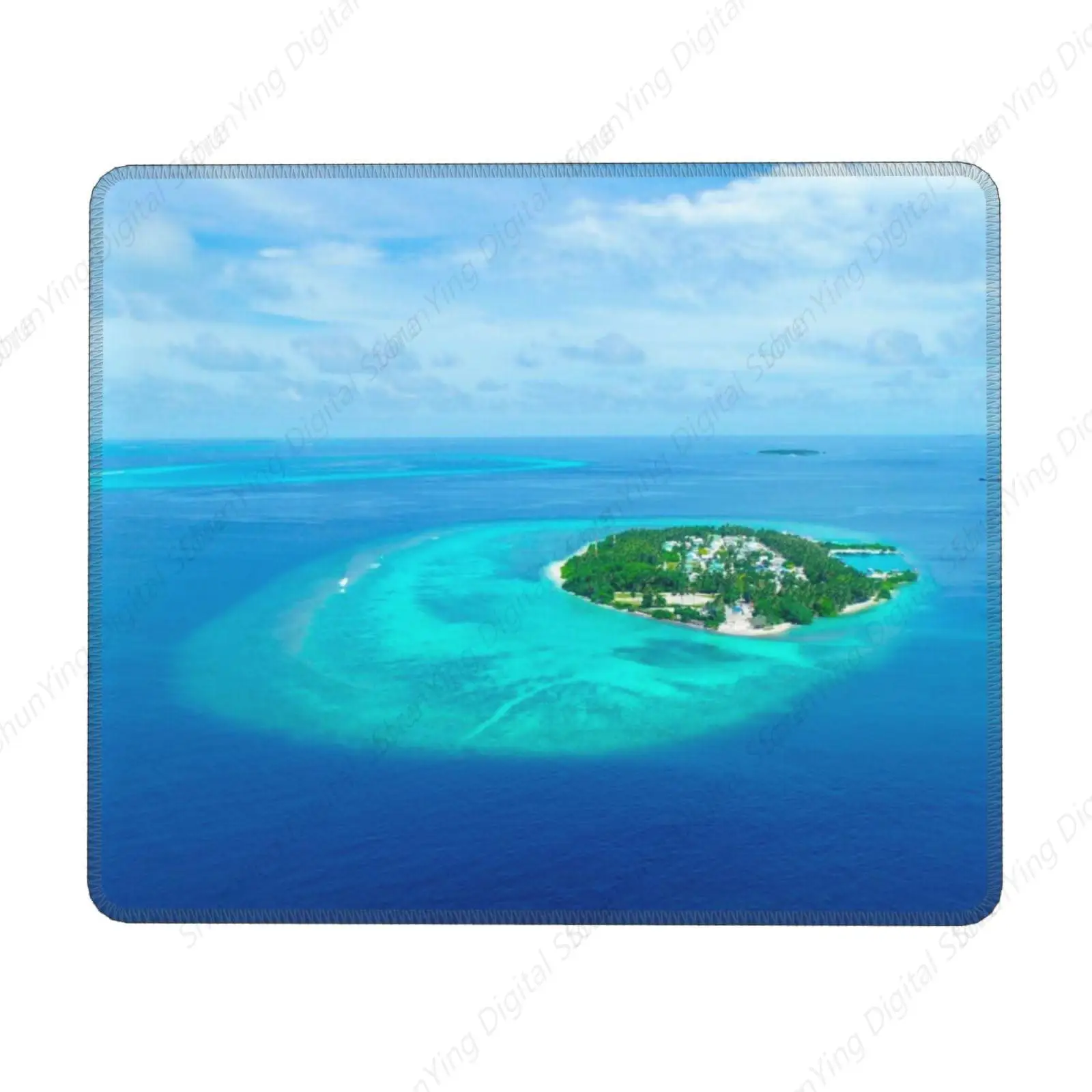 

Blue Ocean Anti Slip Rubber Gaming Mouse Pad Suitable For Office Mouse Pads On Computers And Laptops 18*22cm