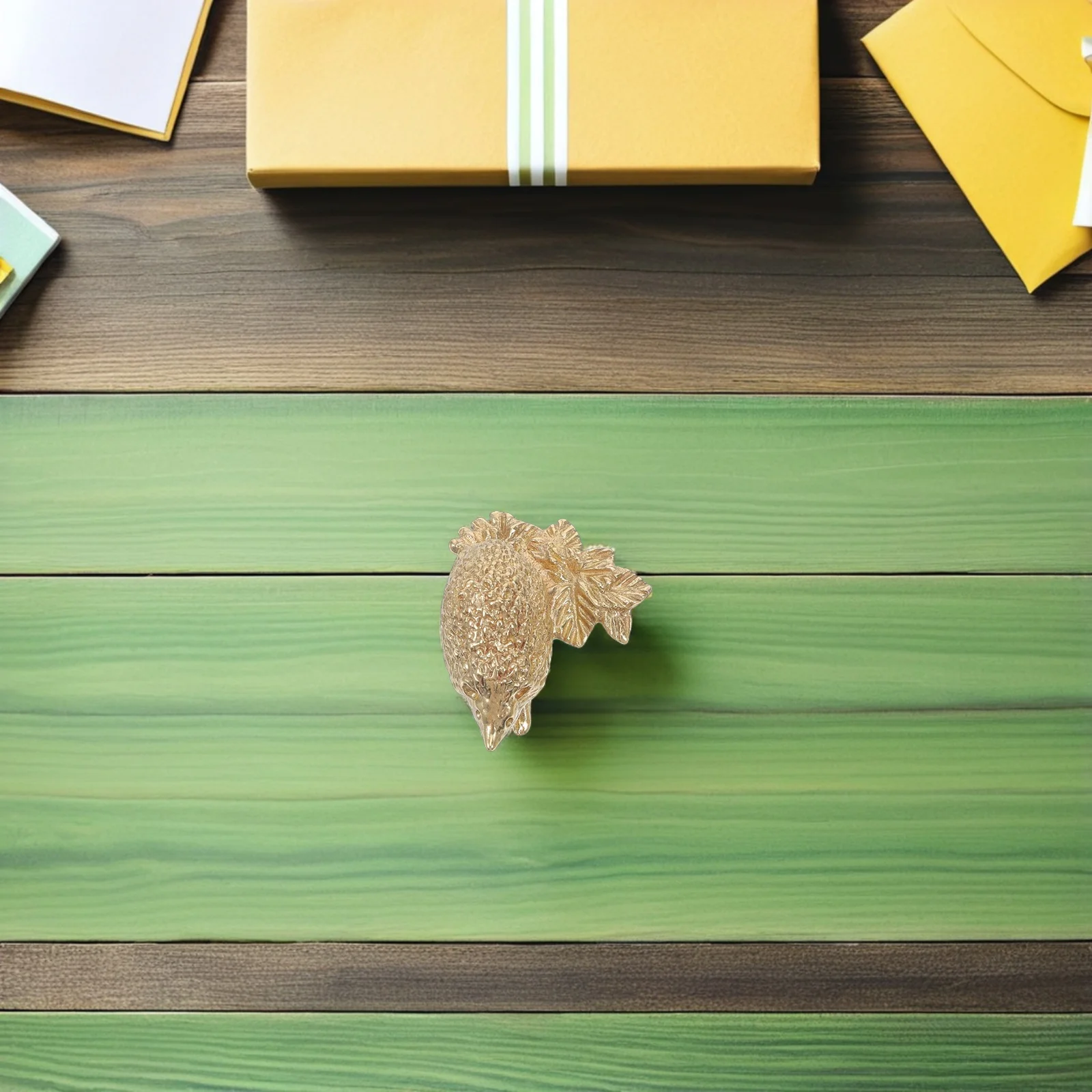 

Brass Cabinet Handle Hedgehog Shaped Vintage Drawer Pull For Furniture Rustic Door Pull Knob Hardware Cupboard