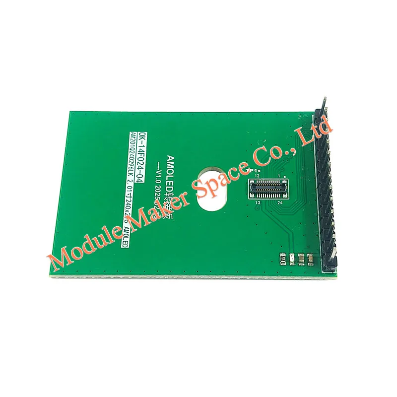 2.01-Inch AMOLED Display Module with Capacitive Touch QSPI Interface 240x296 Driver ICNA3306 Color Touch Display Module Test Kit